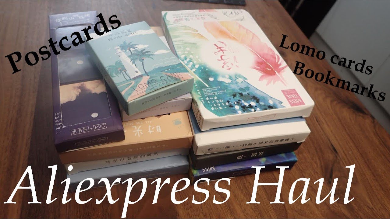 Aliexpress Haul #6 [Postcards, lomo cards and bookmarks]