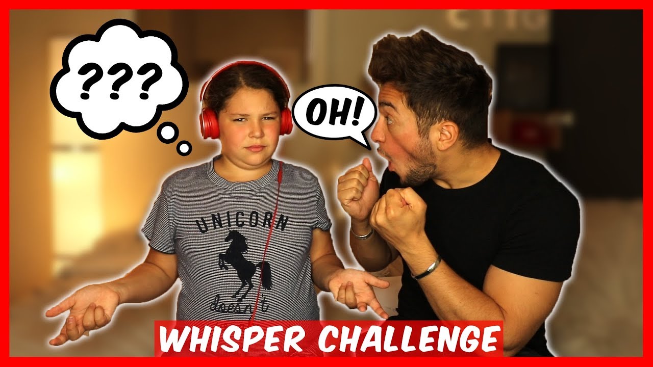 WHISPER CHALLENGE avec MA PETITE SOEUR