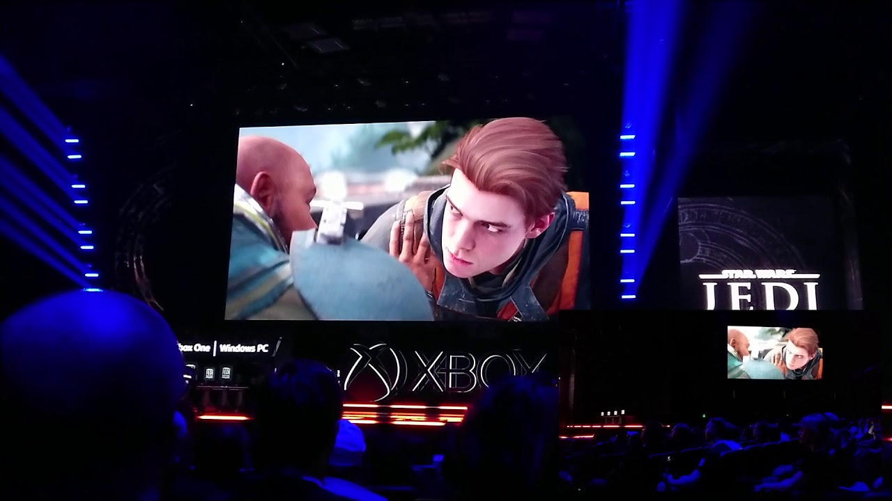 E3 2019: Crowd Reaction to Star Wars Jedi: Fallen Order Trailer | Xbox Briefing