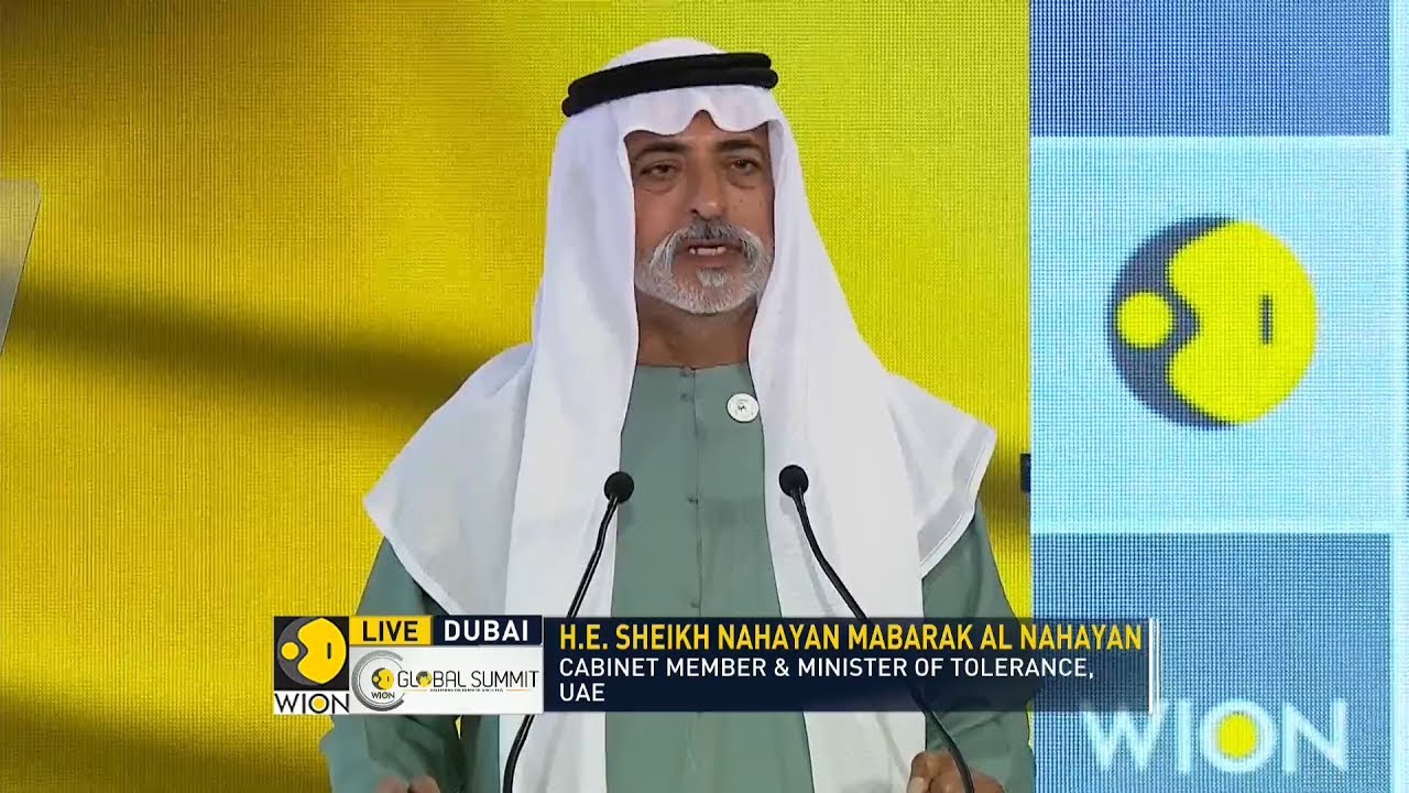 His Excellency Sheikh Nahayan Mabarak Al Nahayan inaugurates WION Global Summit