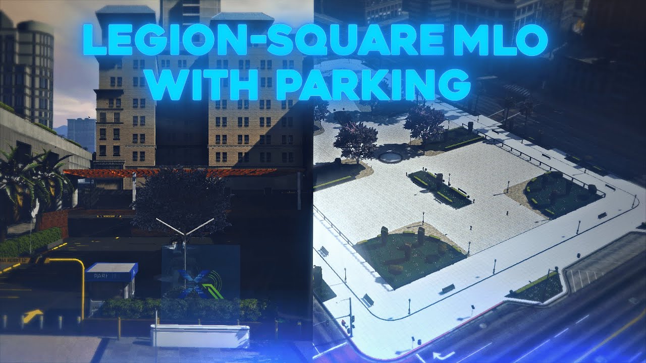 Introducing XR LEGION SQUARE MLO And Legion PARKING for FiveM By XR DEVELOPMENTS