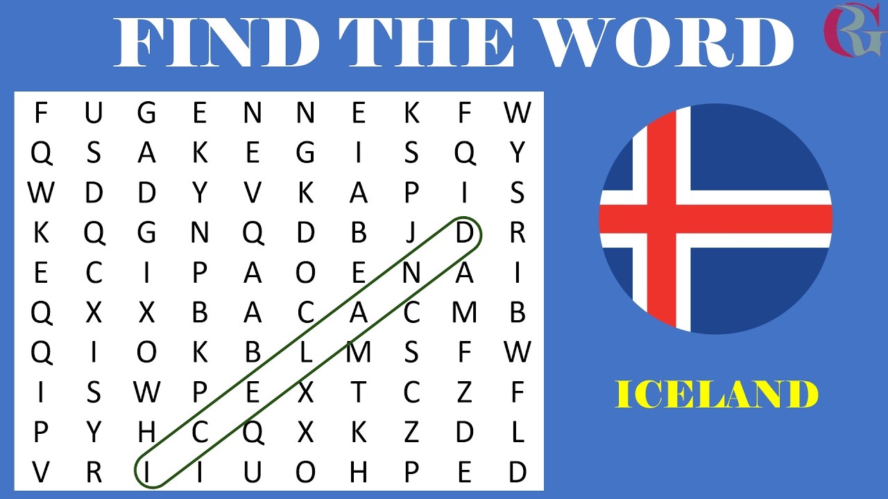🔎 WORD SEARCH CHALLENGE: Find the Hidden COUNTRIES! 🌎 Test Your Brain Power & Speed! 🧠✨
