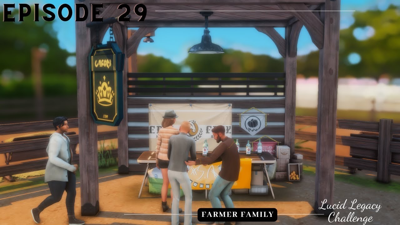 sim world day and nectar yard sale! 🍾 || LUCID || Ep. 29 Gen 1 || The Sims 4 LP