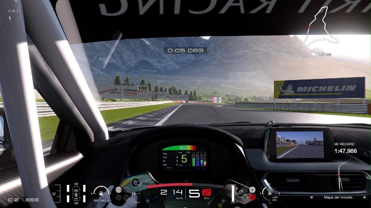 On board cam. Hot lap Mazda Atenza gr4 Dragon Trail