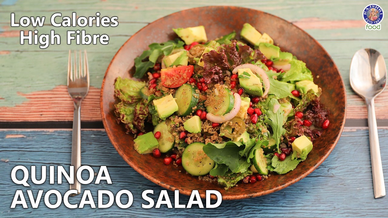 Quinoa and Avocado Salad With Homemade Dressing | Nourishing Bowl | Vegan Recipe | Chef Varun