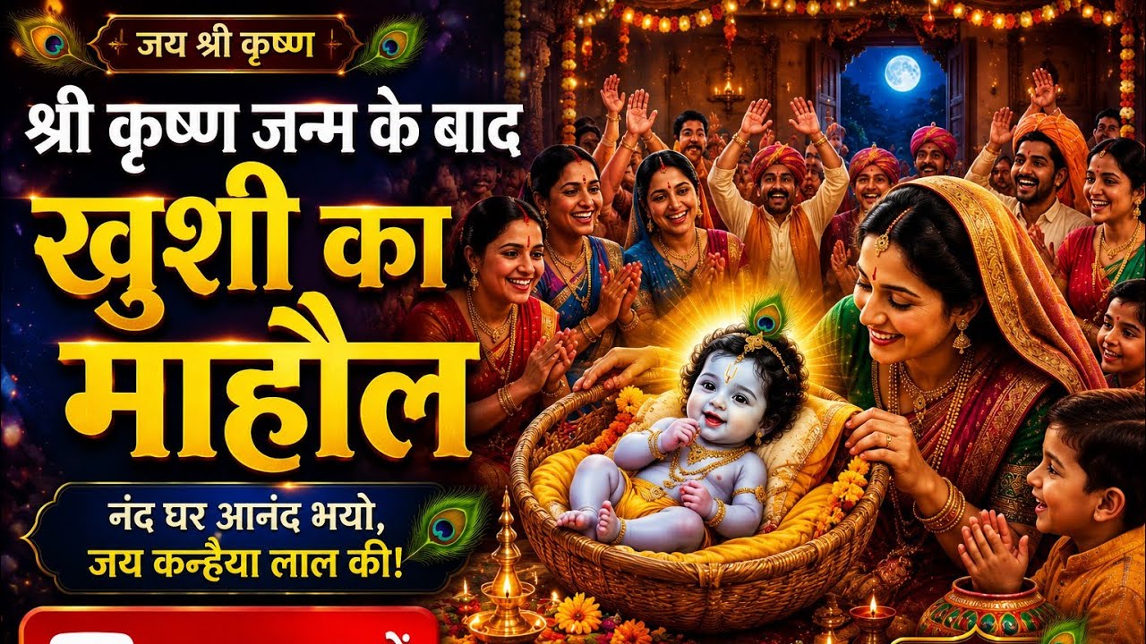 Hapiness after god krishna born. #goviral #god #godblessyou 