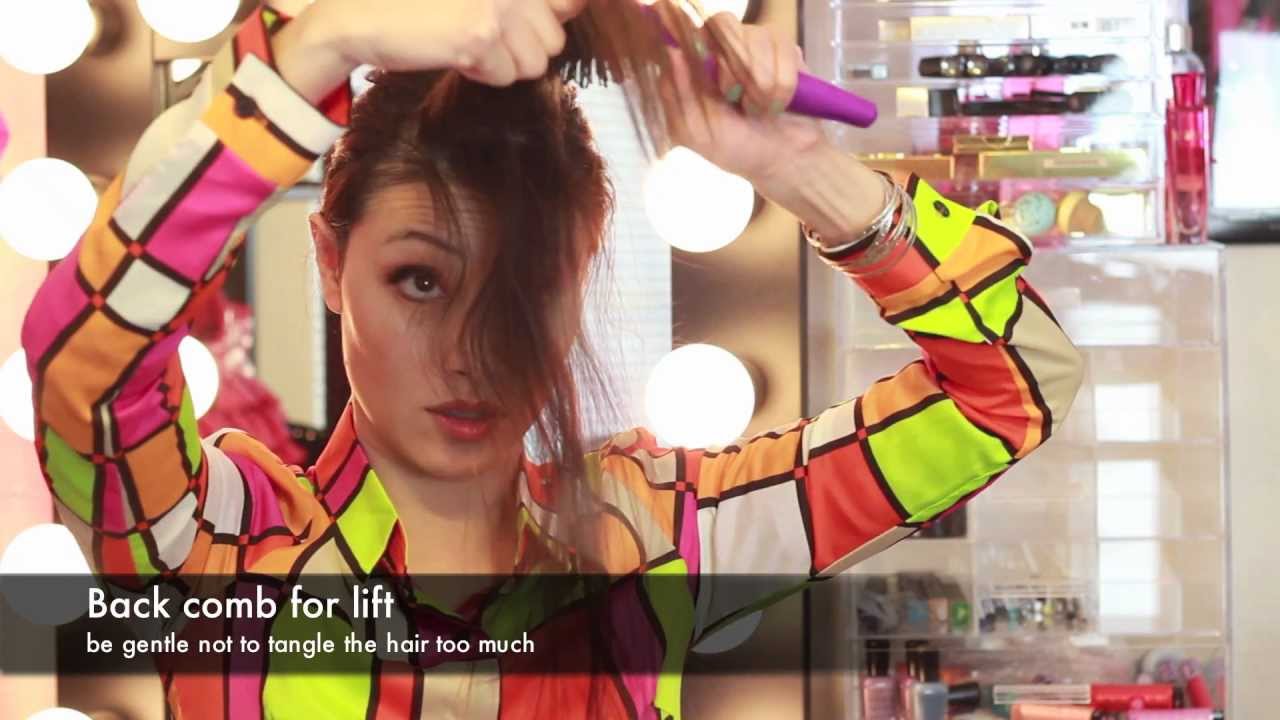 Simple Double French Twist Hair Tutorial 5 minutes or Less (Lady Gaga Marry the Night)
