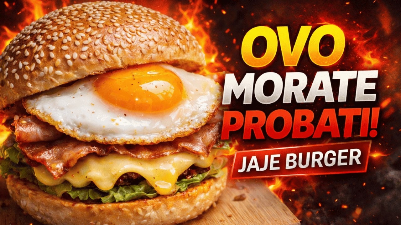 🔥🍔 BURGER! Najsočniji burger s jajetom koji morate probati