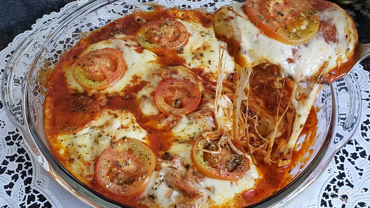 ALMOÇO FÁCIL EM 30 MINUTOS PARMEGIANA DE HAMBÚRGUER