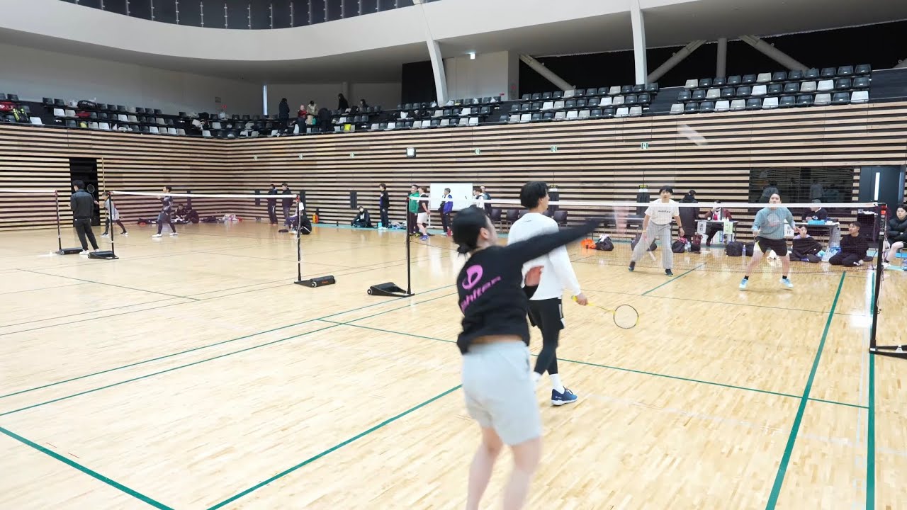 彦根オープン団体戦バドミントン大会 交流戦 混合ダブルス