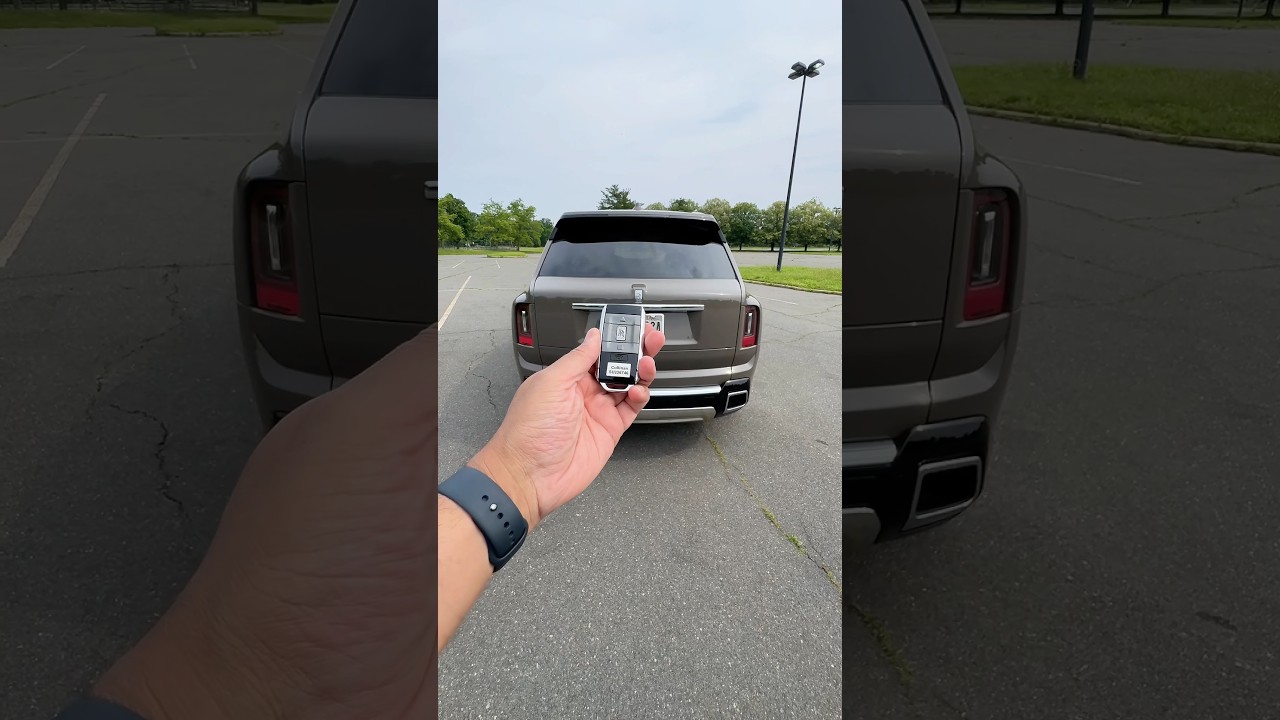 Here's how you drive a $555k Rolls Royce!