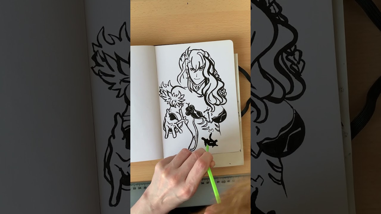 Velguirie - Deception IV the Nightmare Princess fanart | No pencil challenge