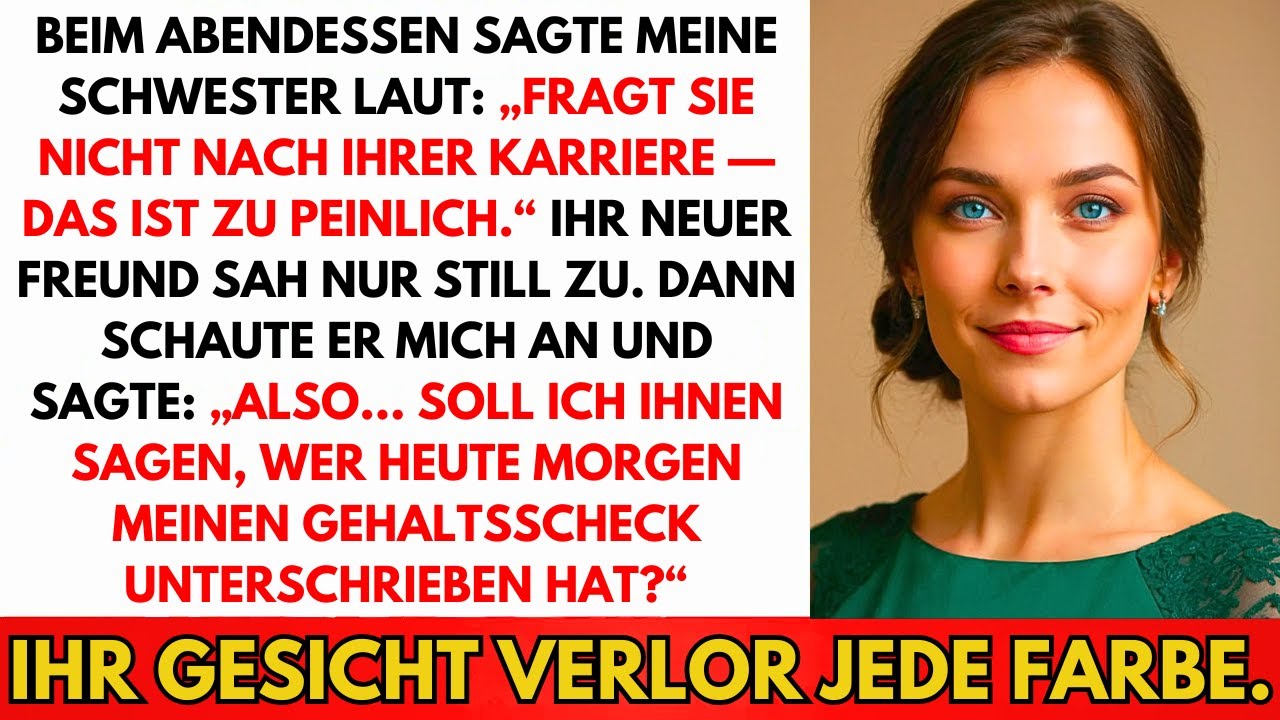 Meine Schwester Verspottete Mich Beim Essen, Bis Ihr Mann Die Wahrheit Enthüllte...