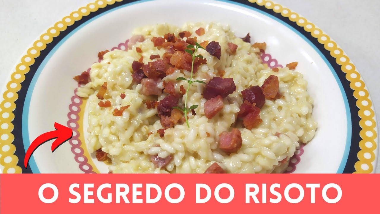 COMO FAZER RISOTO DE QUEIJO E BACON SEM ERRAR