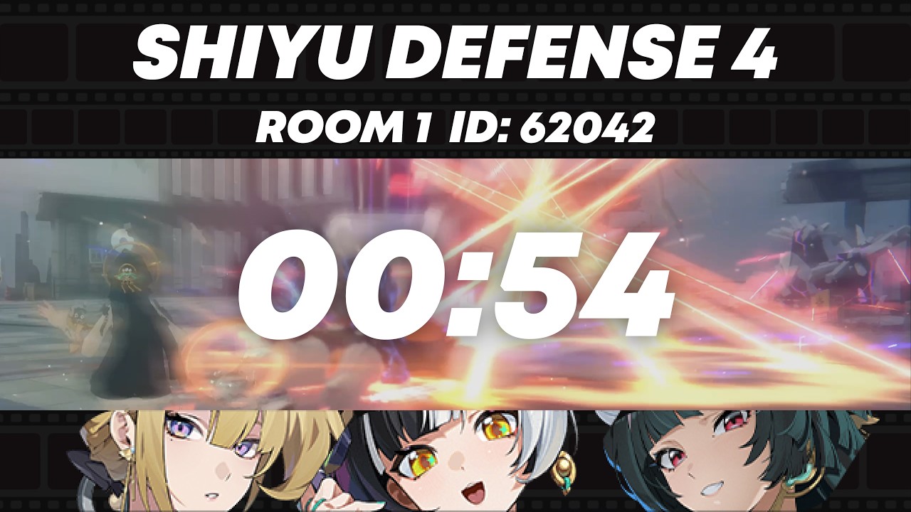 Shiyu Defense 62042 Stage4 Room1 in 54 sec by Evelyn & Dialyn & AstraYao!