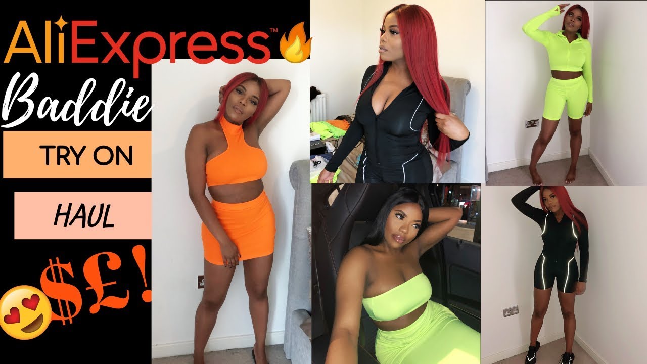 Aliexpress Clothing Haul 2019| Baddie/ Instagram Edition | motor sport/Hot girl Vibes