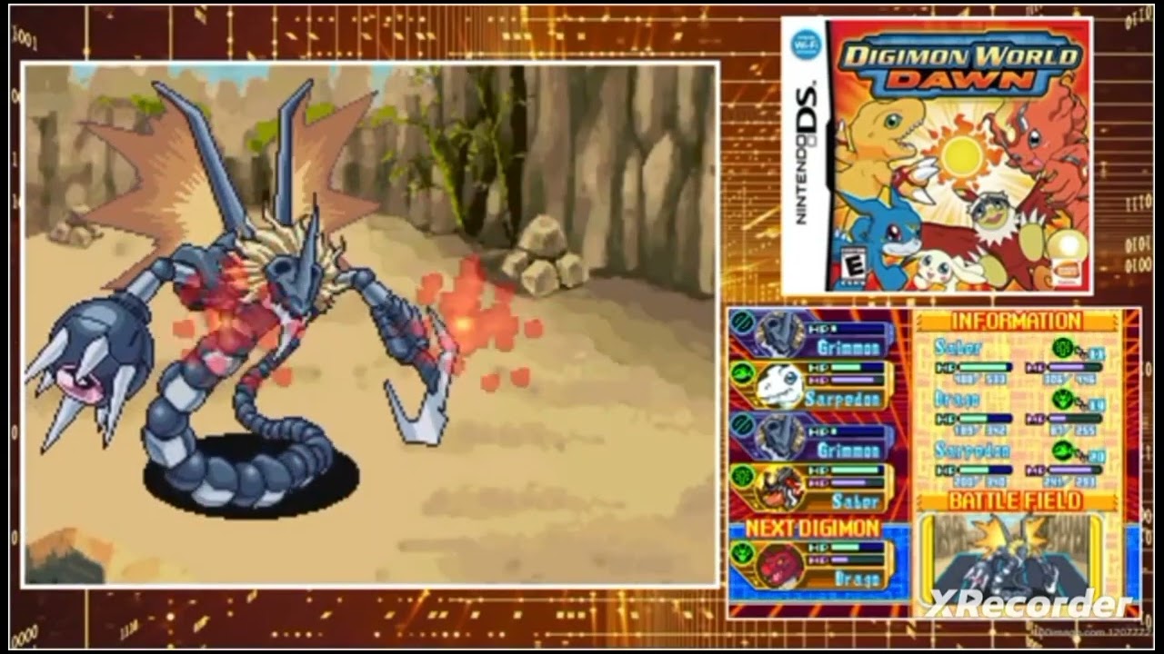 Digimon World Dawn all bosses/todos los jefes