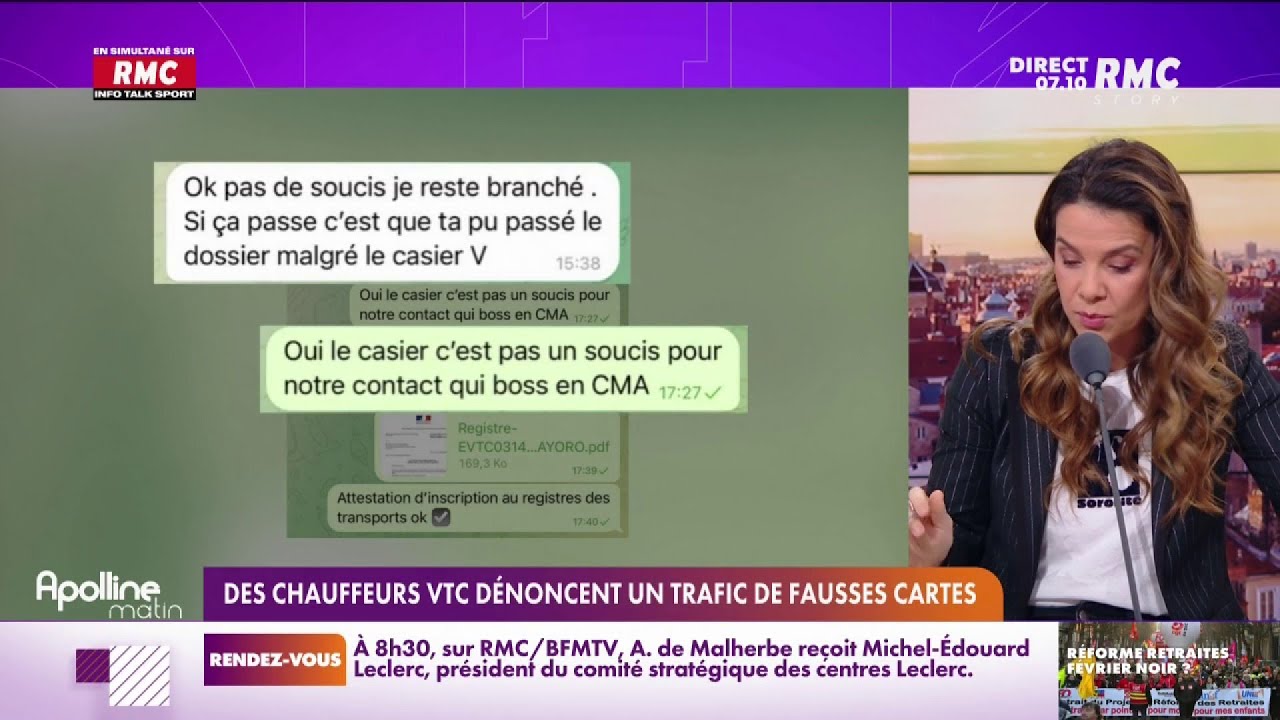 Des chauffeurs de VTC dénoncent un trafic de fausses cartes pros