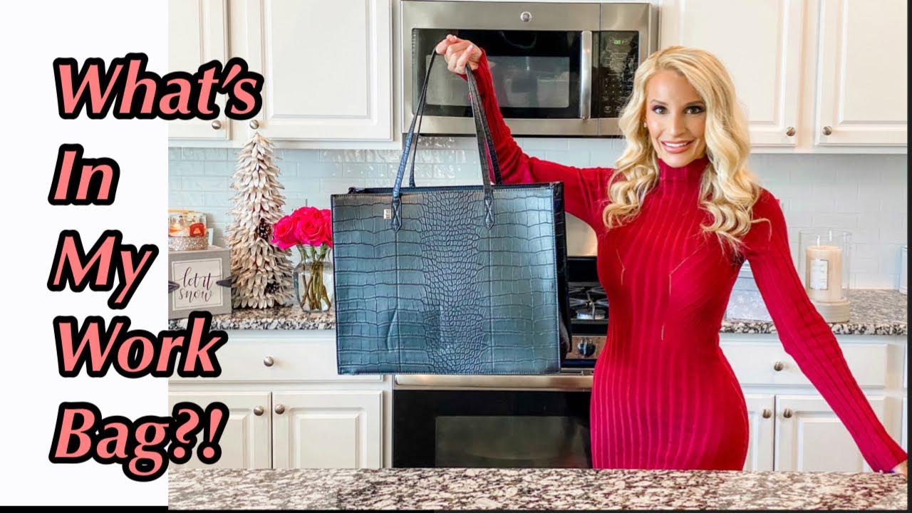 What's In My Work Bag?! Designer Work Bag For Under $200.