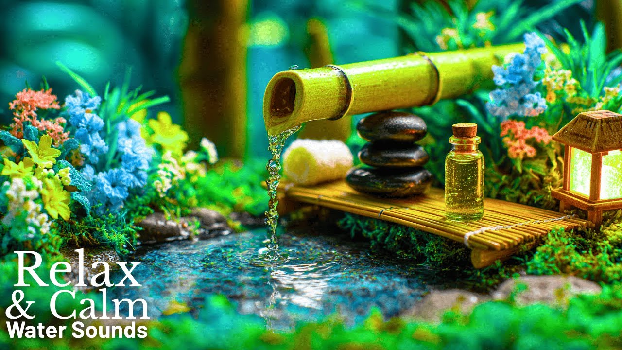 Water Sounds Healing Music ☁️ Perfect for Meditation & Unwinding