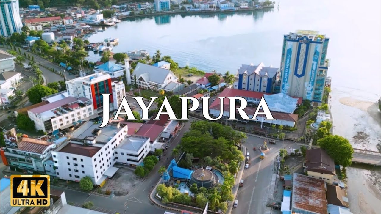 Jayapura, City in Papua Indonesia 🇮🇩 By Drone #jayapura #papua #indonesia