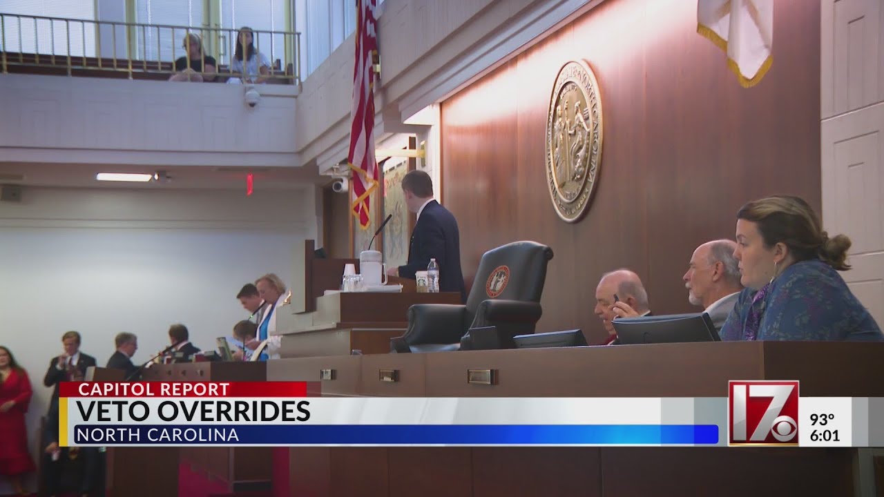 Veto overrides in North Carolina