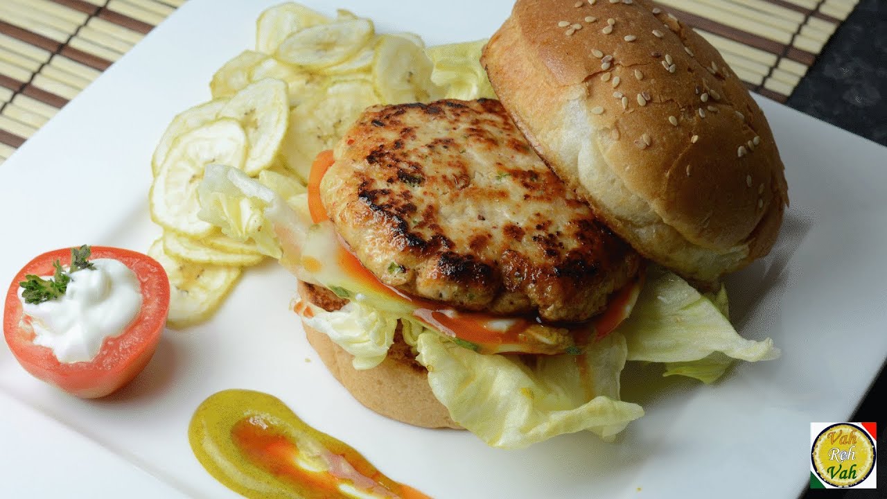 Turkey Burger - By VahChef @ VahRehVah.com