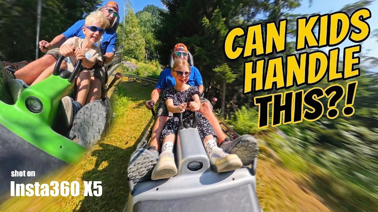 This Alpine Coaster Is INSANE Can Kids Handle this?!