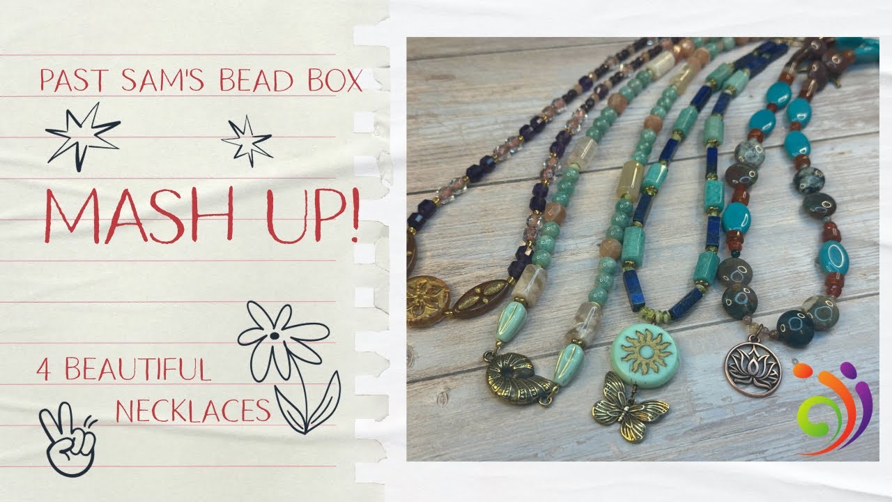 Combining 3 Past Sam's Bead Boxes! Let's Make Necklaces!
