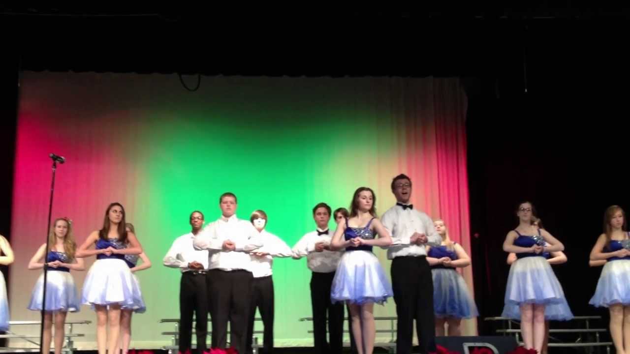 Audacity Show Choir -- A Song of Santa Holiday Mash-up