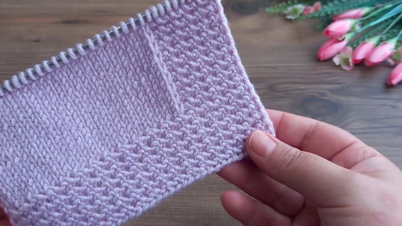 ✅️🍀Hintlilerin Meşhur Örgü Modeli ✅️🍀Farklı ve Güzel Lastik Örgü Modeli ✅️🍀easy knitting pattern 