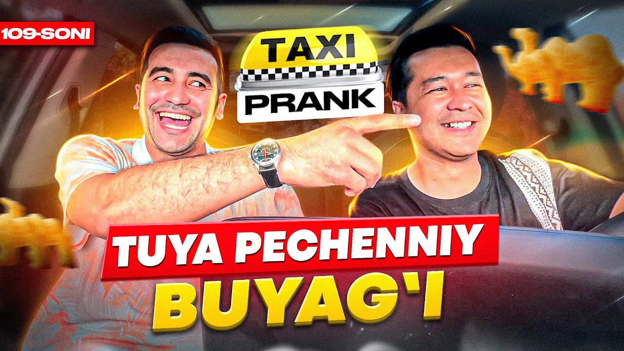 Taksi prank 109-Soni Og&rsquo;alar Qvz jamoasidagi Alisher aka bilan po&rsquo;panak prank bo&rsquo;ldi😂