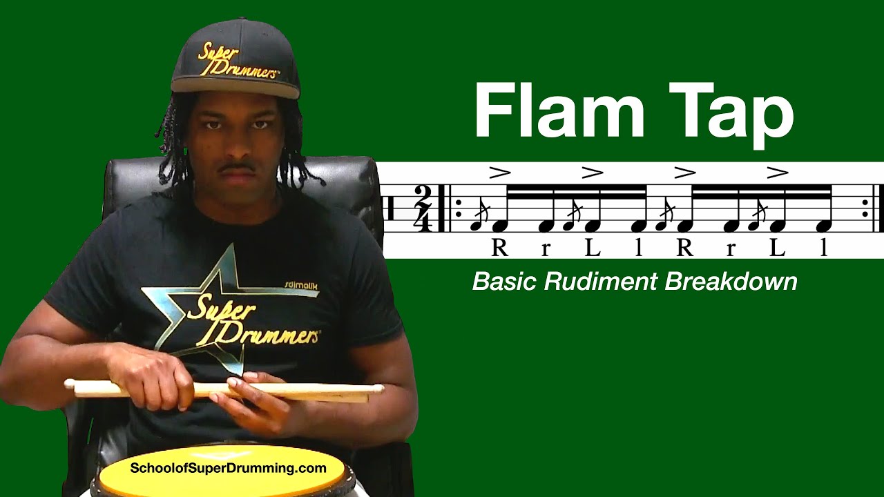 BASIC FOR DRUMMERS | Flam Tap Rudiment Breakdown