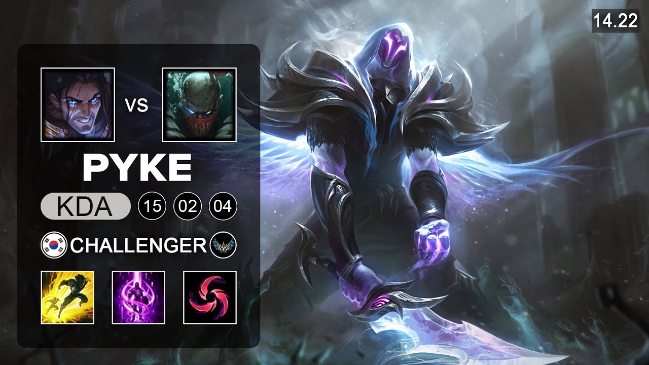 Pyke vs Sylas Mid - KR Challenger - Patch 14.22 Season 14