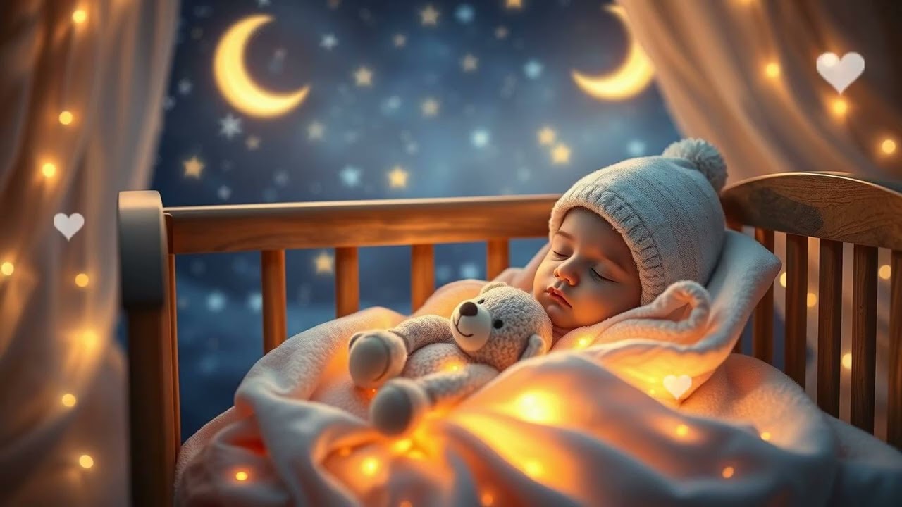🌙 Rain & Warm Night 🌧️ Soothing Baby Sleep Sounds 💤