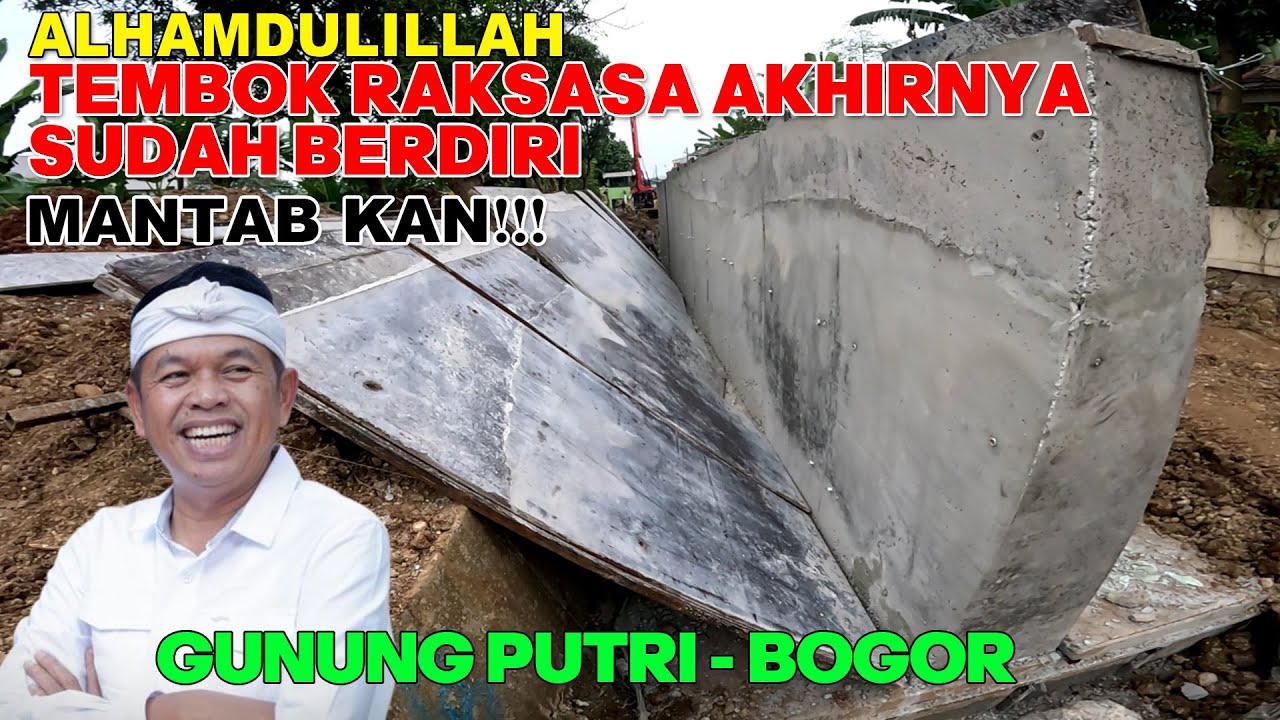 Akhirnya Tembok Raksasa Sudah Berdiri Program KDM Normalisasi Kali Bekasi | Villa Nusa Indah
