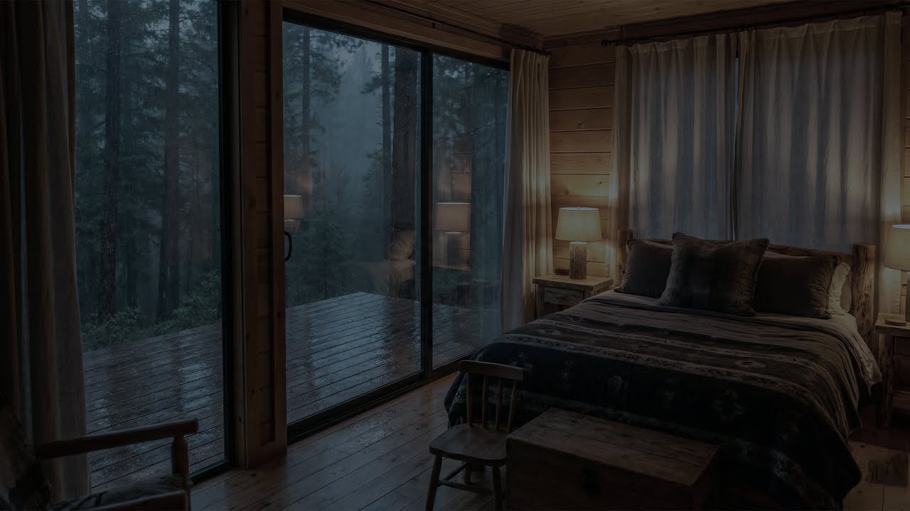 Heavy Rain To Sleep Immediately - Brown Noise for FAST Sleep - Relaax, ASMR