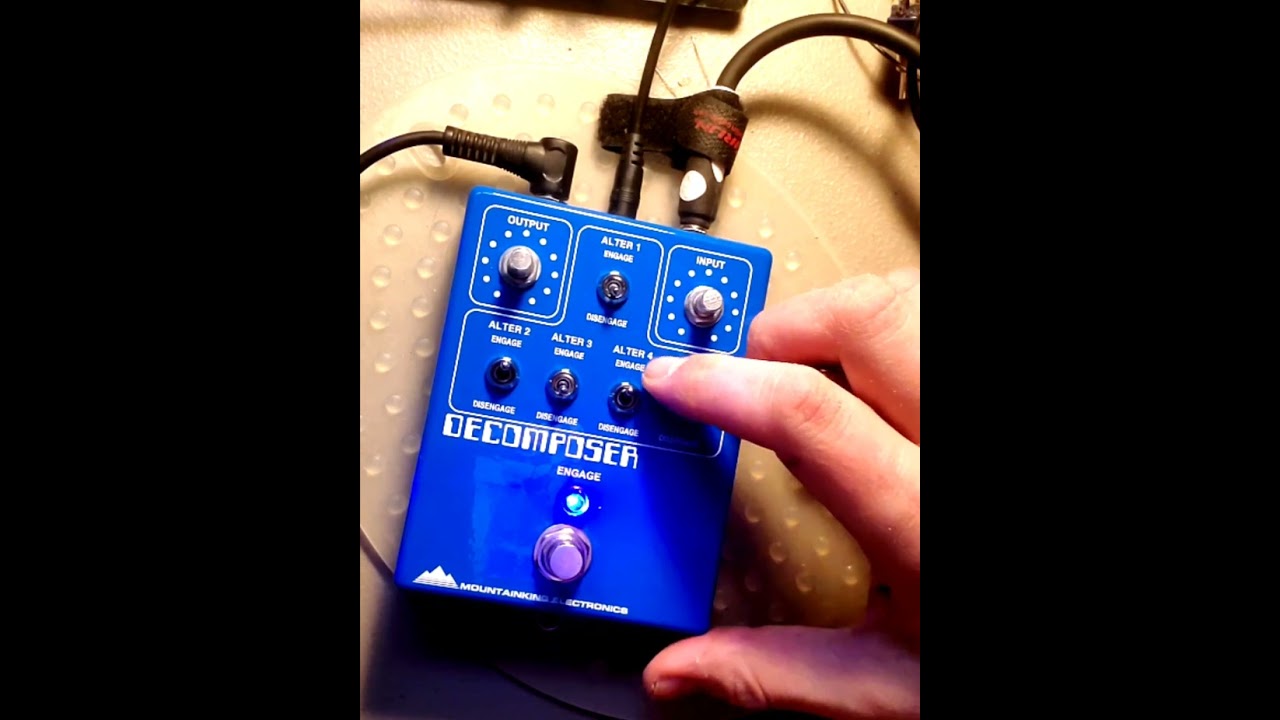 Mountainking Decomposer - waveform reintegrater - narrated demo - guitar and bass