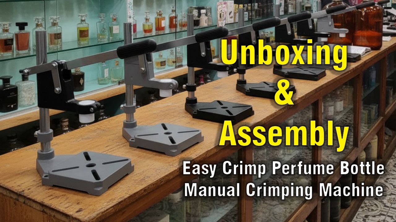 How to Set Up the ECP-X1 Easy Crimp Perfume Bottle Manual Crimping Machine |  Unboxing & Tutorial