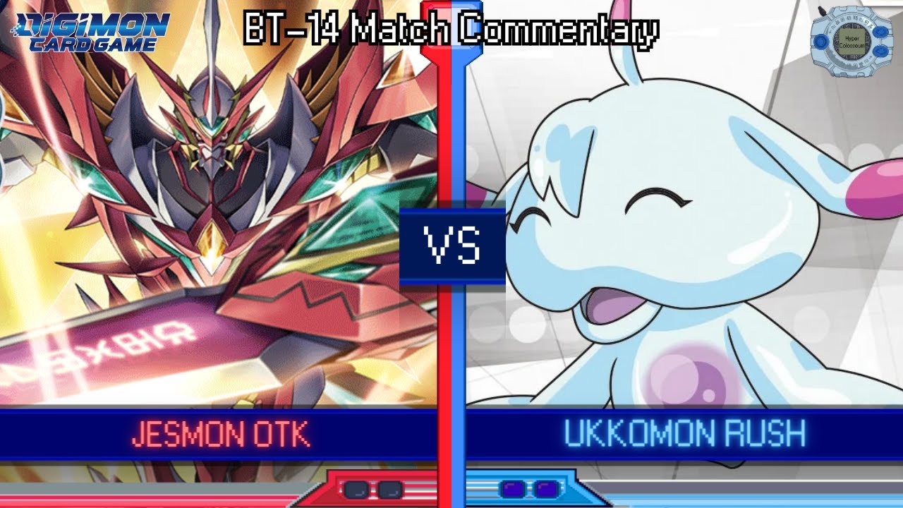 Jesmon OTK vs Ukkomon Rush - BT-14 Matchplay Commentary