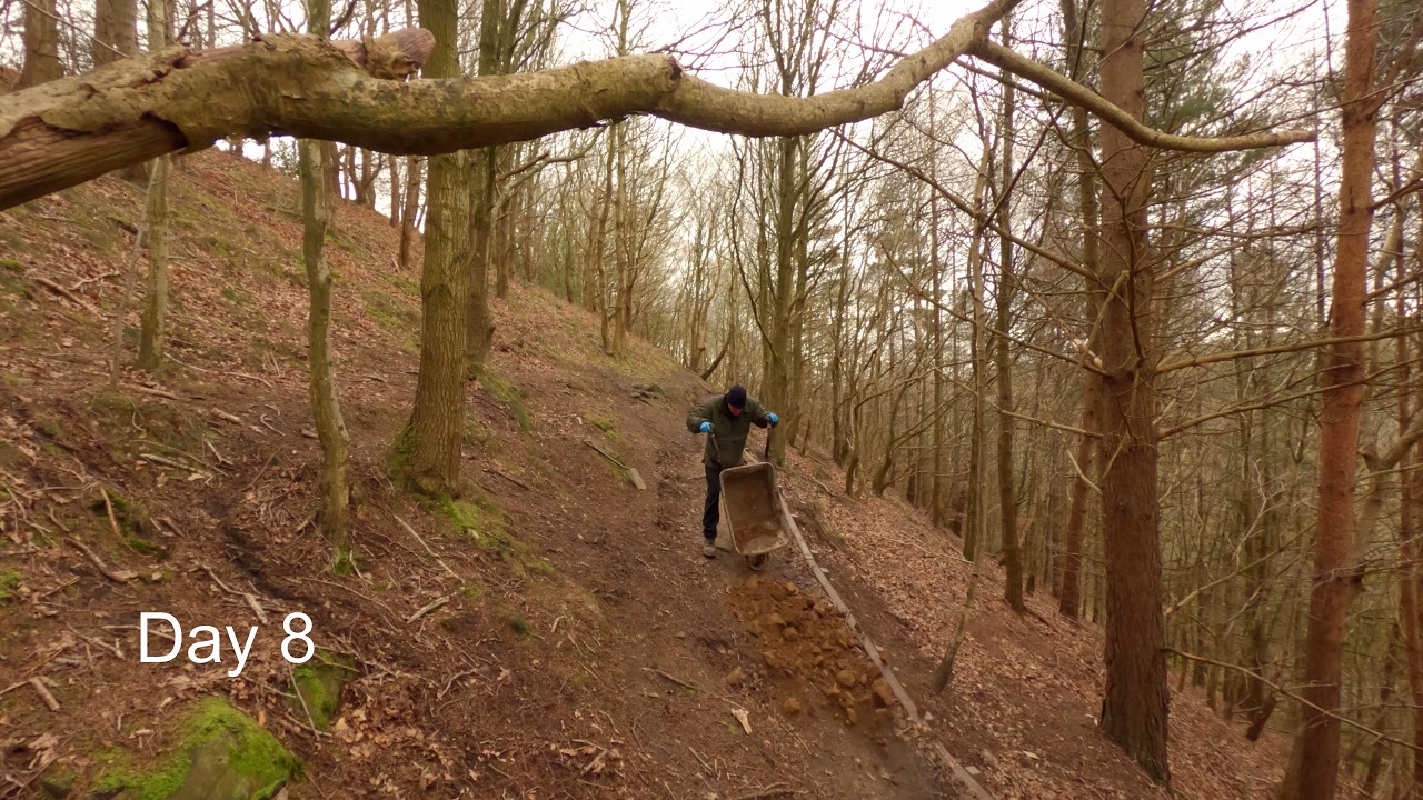 Moss Valley Country Park, North Wales - path work Autumn/Winter 2020