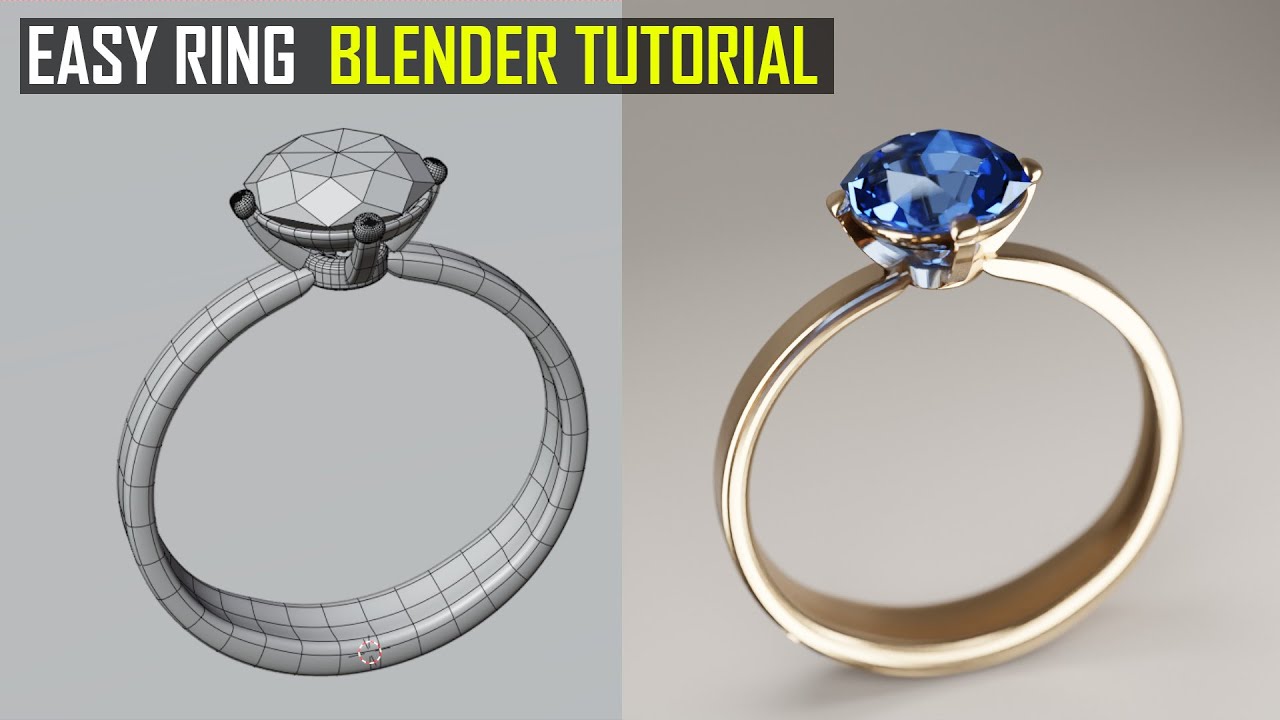 EASY Ring In Blender | Обучающее видео