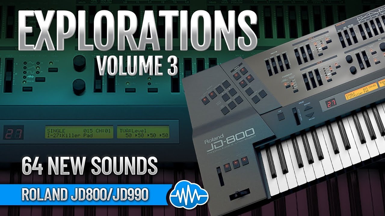 ROLAND JD-800 / 990 / JD-08 / ZENOLOGY ♫ 64 Custom Sounds ► EXPLORATIONS V3