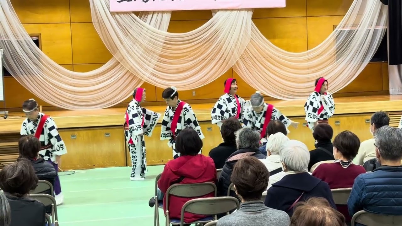 立場地区センターまつり、かっぽれ踊り