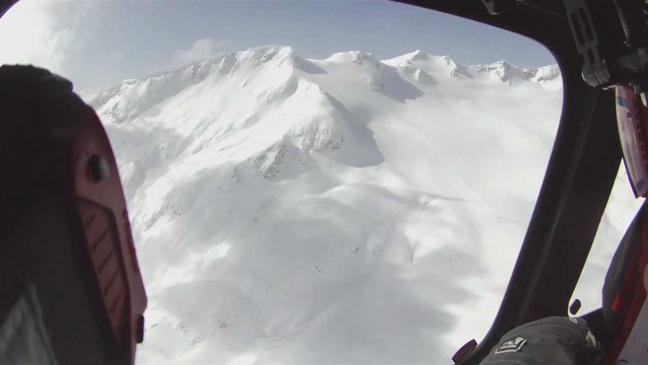 Pemberton Ice Cap Skiing March 23, 2012 Looking down at first run