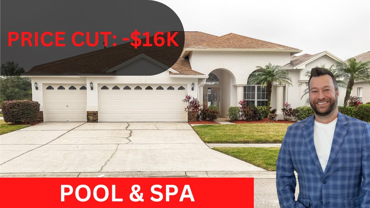 Inside a Tampa Florida Pool Home As Price Reductions Ramp Up in 2023 Housing Market