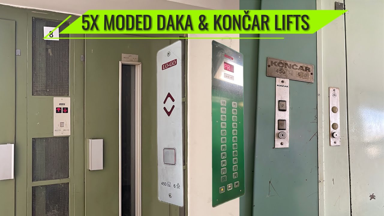 5X MODED DAKA & KONČAR LIFTS - Ul. Braće Domany 8, Zagreb HR