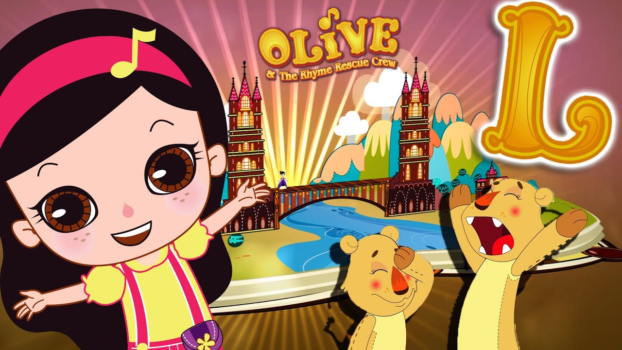 Sleepy Lions, London Bridge Lullaby | Learn ABC for Kids | Letter L - Olive & Rhyme Rescue Crew