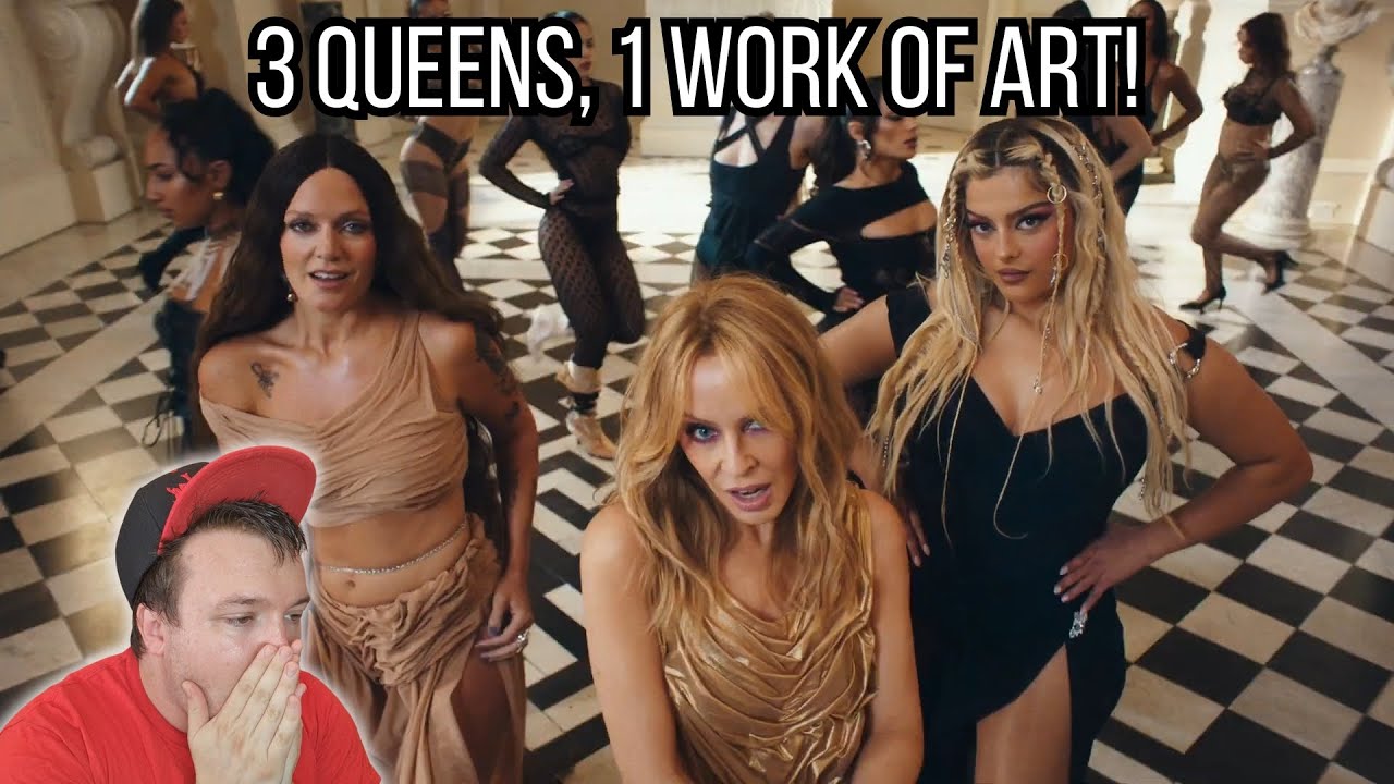 Reaction - Kylie Minogue, Bebe Rexha & Tove Lo - My Oh My - Official Video