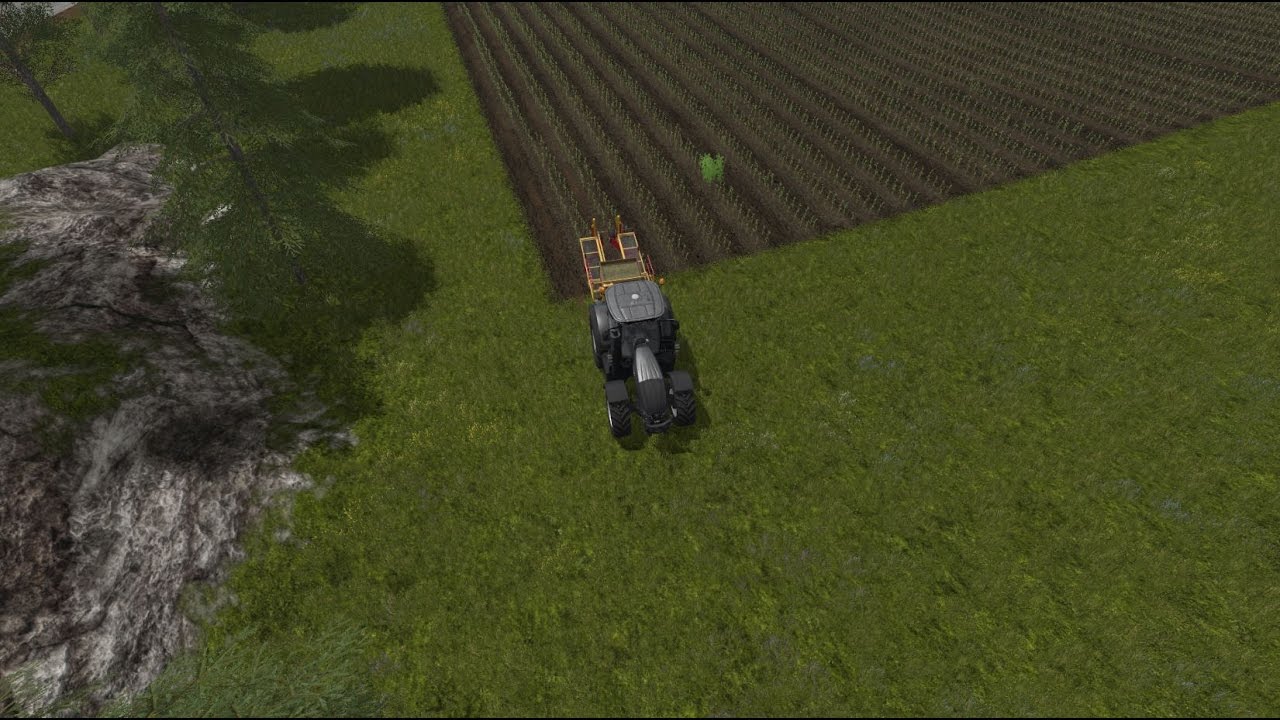 LS17 - Pappel mit der Baumpflanzmaschine Damcon PL 75 pflanzen